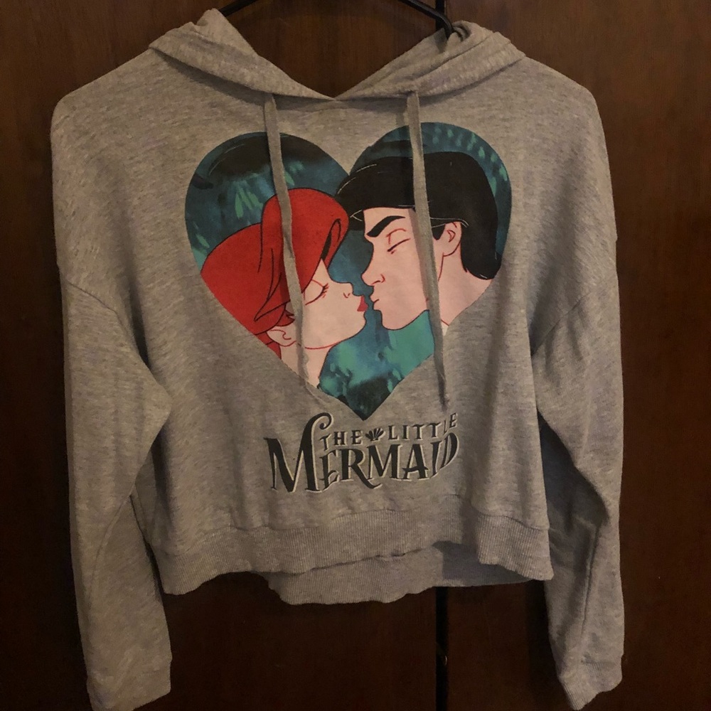 Little Mermaid Cropped Hoodie!